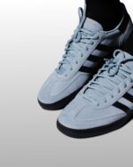 Adidas Handball Spezial Tactile Blue Core Black Unisex JR3668 - Gambar 3
