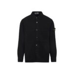 Stone Island Overshirt Buttoned Pocket Shirt Black - Gambar 2