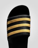 Adidas Adilette Aqua Slides Gold Metallic EG1758 - Gambar 4