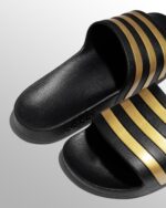 Adidas Adilette Aqua Slides Gold Metallic EG1758 - Gambar 3