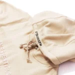 W Essentiels Hoodie Ecume Monopack Triple Tan - Image 3