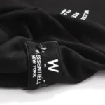 W Essentiels Hoodie Oversize Belcastel Noir Black - Image 3