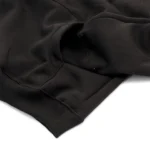 W Essentiels Hoodie Ecume Oversize Monopack Noir Black - Image 2