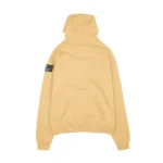W Essentiels Hoodie Ecume Mid Logo Tan - Image 6