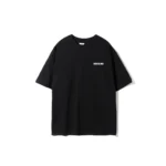 Fier De Moi Tshirt Flower 24SS Back Printing Short Sleeve Black - Image 7