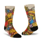 Staycool Sock Junk Food Crew Colourfull