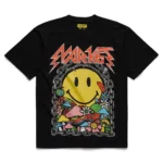 Market Tshirt Smiley Irone Black