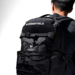 W Essentiels Alsace Backpack with Corduroy Detail Black - Image 5