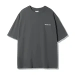 Fier De Moi T-Shirt Flower Back Printing Short Sleeve Grey - Image 2