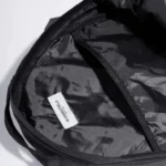W Essentiels Alsace Backpack with Corduroy Detail Black - Image 2