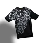 Market Tshirt Smiley In The Net Black - Image 3