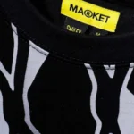 Market Tshirt Smiley In The Net Black - Image 4