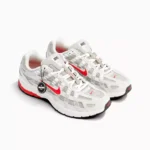Nike P-6000 Grey Fire Red Mens CD6404 027