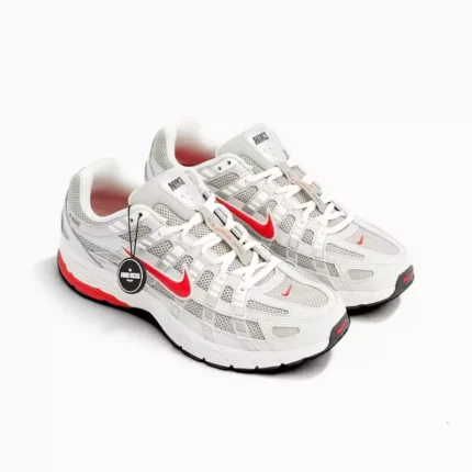 Nike P-6000 Grey Fire Red Mens CD6404 027