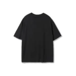 Fier De Moi T-shirt Floral Front Printing Short Sleeve Black - Image 2