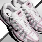 Nike P-6000 Silver Burgundy Plum Chalk Womens IM6026 121 - Image 3