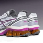Asics Gel-Kinetic Fluent White Truffle Grey Mens 1203A591 100 - Image 2