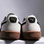Puma Palermo Leather White Vapor Grey Gum Mens 396464 01 - Image 3