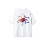 Fier De Moi T-shirt Flower 24SS Back Printing Short Sleeve White