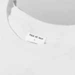 Fier De Moi T-shirt Steel Iris Front Printing Short Sleeve White - Image 6