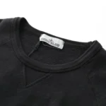 Stone Island Crewneck Sweatshirt Compass Patch Black - Image 2