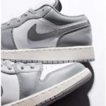 Nike Air Jordan 1 Low Vintage Stealth Grey GS 553560 053 - Image 6