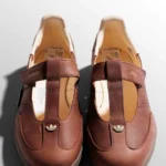 Adidas Samba Jane Leather Brown Womens HP7130 - Image 6