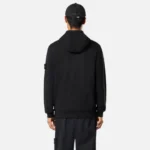 Stone Island Hoodie Zip-Up Black - Image 2