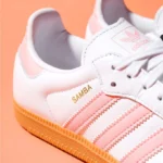 Adidas Samba OG White Coral Pink GS JP5480 - Image 5