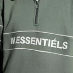 W Essentiels Jacket Sport Herv Flandin Olive Green - Image 3