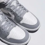 Nike Air Jordan 1 Mid Stealth White Womens BQ6472 115 - Image 5