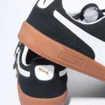 Puma Palermo Black White Gum Mens 396463 10 - Image 6