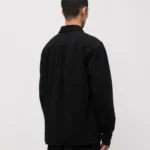 Stone Island Overshirt Buttoned Pocket Shirt Black - Image 3