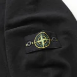 Stone Island Crewneck Sweatshirt Compass Patch Black - Image 4
