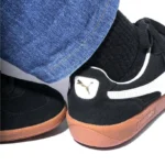 Puma Palermo Black White Gum Mens 396463 10 - Image 5