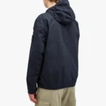 Stone Island Hoodie Jacket Supima Cotton Twill Stretch Navy - Image 4