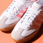 Adidas Samba OG White Coral Pink GS JP5480 - Image 2