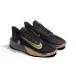 Nike Precision 7 Black Metallic Gold Unisex FN4322 006