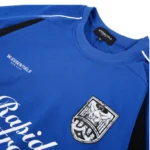 W Essentiels Crewneck Oversize Rapid Calatrava Warmup Royal Blue - Image 4