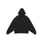 W Essentiels Hoodie Label Bleu Affinity REF-7311 Zero Black