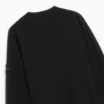 Stone Island Crewneck Sweatshirt Compass Patch Black - Image 5