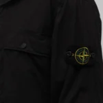 Stone Island Overshirt Compass Badge Shirt Black - Image 5
