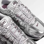 Nike P-6000 White Metallic Silver Tatto Womens BV1021 110 - Image 3