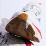 Adidas Adizero Boston 12 Core White Dark Blue Pure Ruby Mens JI4476 - Image 2