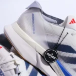 Adidas Adizero Boston 12 Core White Dark Blue Pure Ruby Mens JI4476 - Image 4