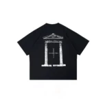 W Essentiels T-shirt Saint-Michel Boxy Cut Navy - Image 2