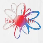 Fier De Moi T-shirt Flower 24SS Back Printing Short Sleeve White - Image 2