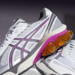 Asics Gel-Kinetic Fluent White Truffle Grey Mens 1203A591 100 - Image 5