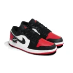 Nike Air Jordan 1 Low Bred Toe 2.0 Mens 553558 161