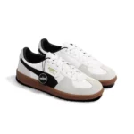 Puma Palermo Leather White Vapor Grey Gum Mens 396464 01